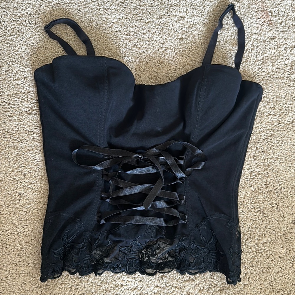 Black lingerie top